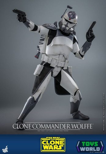 Star Wars: The Clone Wars Action Figura 1/6 Clone Commander Wolffe 30 cm