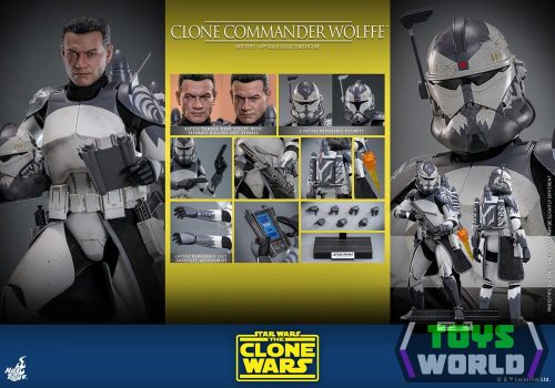 Star Wars: The Clone Wars Action Figura 1/6 Clone Commander Wolffe 30 cm
