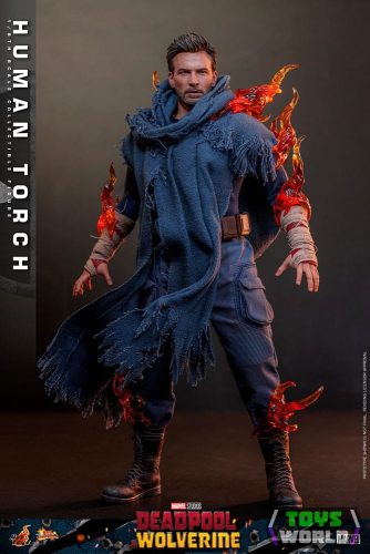 Deadpool & Wolverine Movie Masterpiece Action Figura 1/6 Human Torch 31 cm