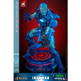   Iron Man Movie Masterpiece Diecast Action Figura 1/6 Iron Man Mark III (Stealth Mode Ver.) 2.0 Hot Toys Exclusive 33 cm