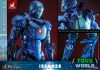 Iron Man Movie Masterpiece Diecast Action Figura 1/6 Iron Man Mark III (Stealth Mode Ver.) 2.0 Hot Toys Exclusive 33 cm