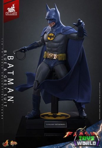 The Flash Movie Masterpiece Action Figura 1/6 Batman (Blue & Grey Suit) Limited Edition Hot Toys Exclusive 30 cm