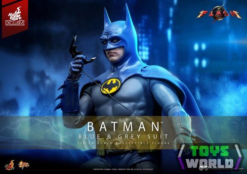 The Flash Movie Masterpiece Action Figura 1/6 Batman (Blue & Grey Suit) Limited Edition Hot Toys Exclusive 30 cm