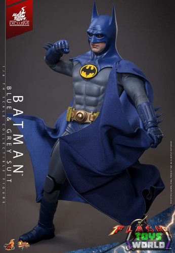 The Flash Movie Masterpiece Action Figura 1/6 Batman (Blue & Grey Suit) Limited Edition Hot Toys Exclusive 30 cm