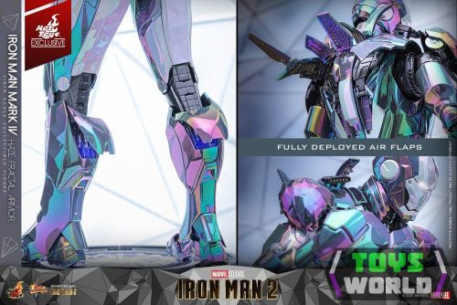 Iron Man 2 Action Figura 1/6 Iron Man Mark IV (Haze Fractal Armor) 33 cm