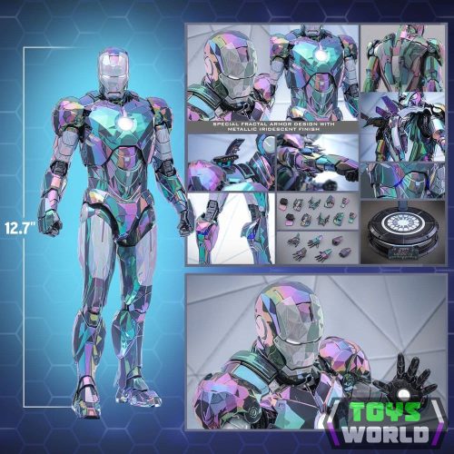 Iron Man 2 Action Figura 1/6 Iron Man Mark IV (Haze Fractal Armor) 33 cm