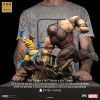 MARVEL BDS ART SCALE Szobor 1/10 WOLVERINE VS JUGGERNAUT  EXCLUSIVE 30 CM