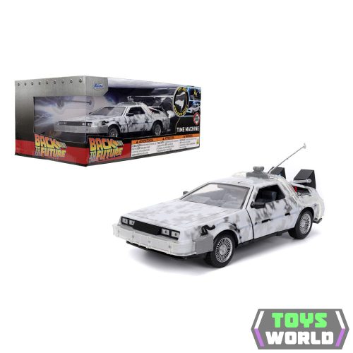 Back to the Future Diecast Model 1/24 Time Machine Frost