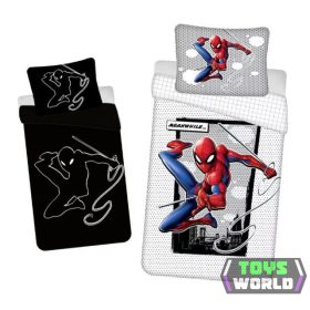   Pókember Meanwhile Sötétben világító ágyneműhuzat 140×200cm, 70×90 cm