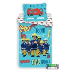 Sam a tűzoltó Team ágyneműhuzat 140×200cm, 70×90 cm