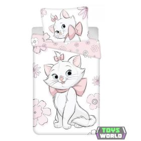 Disney Marie Flowers ágyneműhuzat 140×200cm, 70×90 cm