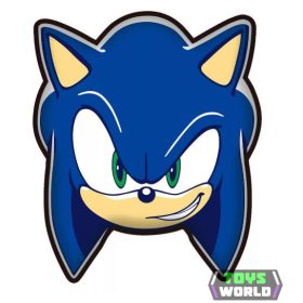Sonic a sündisznó Smirk formapárna, díszpárna 29x35 cm