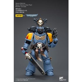   Warhammer 40k 1/18 Space Marines Space Wolves Claw Pack Brother Torrvald akciófigura 12 cm