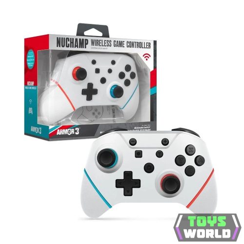 Armor3 NuChamp Nintendo Switch vezeték nélküli kontroller fehér