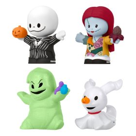   The Nightmare Before Christmas Fisher-Price Little People Collector 4 db-os Mini figura csomag 7 cm