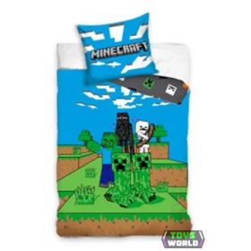   Minecraft - A CSAPAT 100% pamut ágyneműgarnitúra 140x200cm ágyneműhuzat + 70x90cm párnahuzat