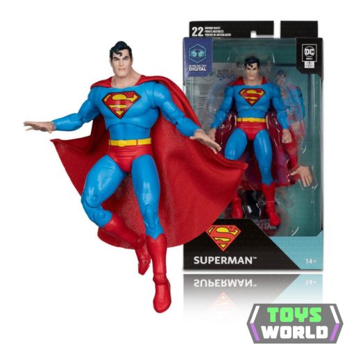 DC McFarlane Digital játékfigura 18 cm - Superman (Silver Age)
