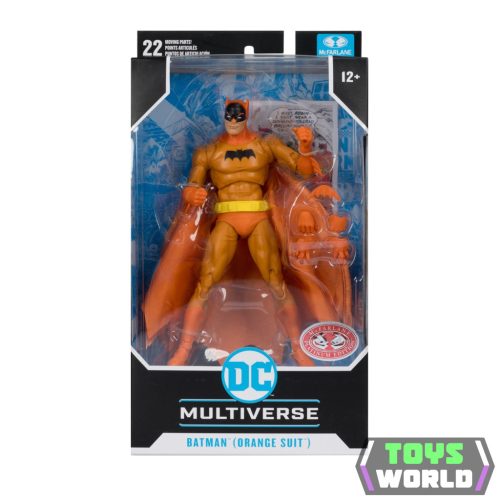DC McFarlane DC Multiverse játékfigura 18 cm - Narancssárga Batman (Ritka)