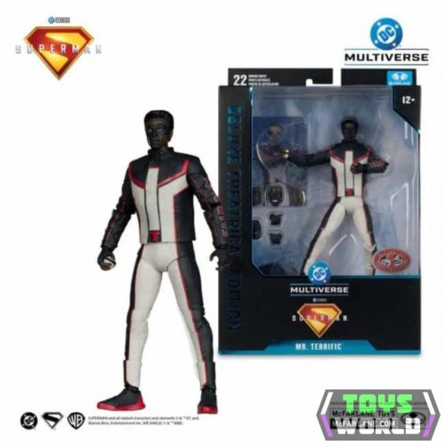 DC Comics Deluxe 18 cm-es Figura – Superman The Movie - Mr. Terrific (ritka)