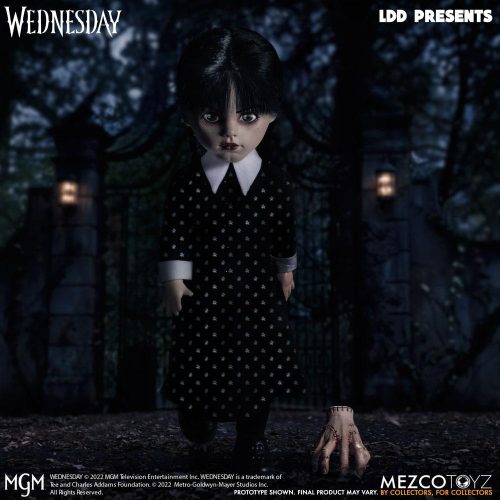 Wednesday Living Dead Doll Wednesday Addams figura 25 cm