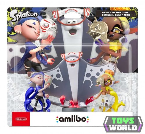 Nintendo amiibo Splatoon 'Shiver & Frye & Big Man' figura 