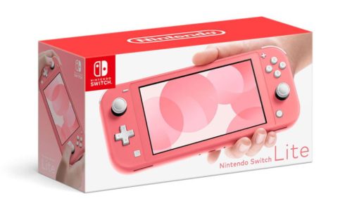 Nintendo Switch Lite korall rózsaszín