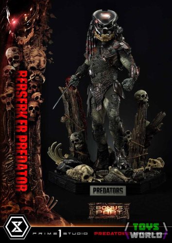 Predators Statue Berserker Predator Deluxe Bonus Version 100 cm