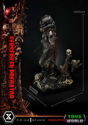 Predators Statue Berserker Predator Deluxe Bonus Version 100 cm