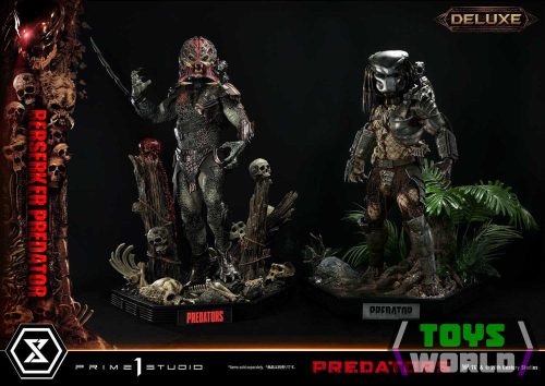 Predators Statue Berserker Predator Deluxe Bonus Version 100 cm