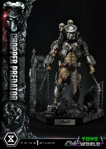 The Alien vs. Predator Museum Masterline Series Szobor 1/3 Chopper Predator 103 cm
