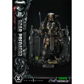   The Alien vs. Predator Museum Masterline Series Statue 1/3 Scar Predator 93 cm
