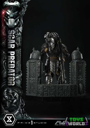 The Alien vs. Predator Museum Masterline Series Statue 1/3 Scar Predator 93 cm