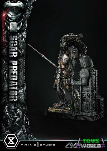 The Alien vs. Predator Museum Masterline Series Statue 1/3 Scar Predator 93 cm