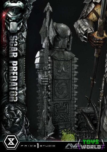 The Alien vs. Predator Museum Masterline Series Statue 1/3 Scar Predator 93 cm