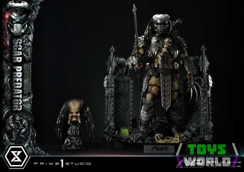 The Alien vs. Predator Museum Masterline Series Statue 1/3 Scar Predator 93 cm