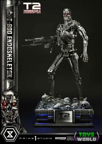 Terminator 2 Museum Masterline Series Szobor 1/3 Judgment Day T800 Endoskeleton 74 cm