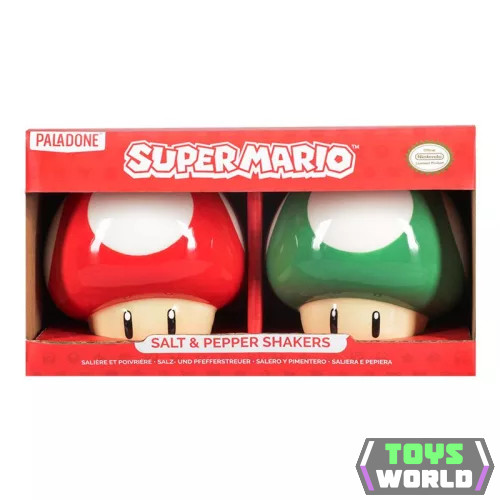 Super Mario Gombák - Só- és borsszóró készlet