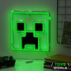   Minecraft Creeper falra szerelhető LED-es hangulatvilágítás