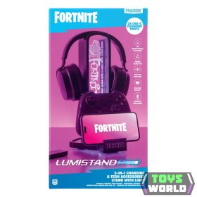 Fortnite asztali fejhallgató állvány lámpával 30 cm