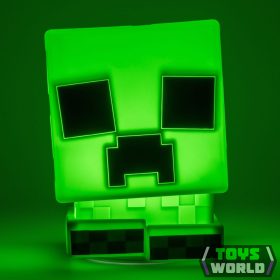 Minecraft Squishy Glo Silicon Light Creeper 15 cm