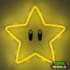 Super Mario LED Wall Lamp Light Super Star Neon