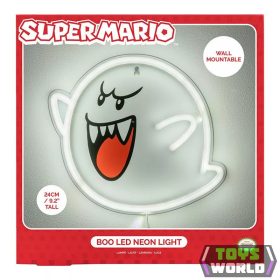  Super Mario - Boo falra szerelhető LED Neon hangulatvilágítás