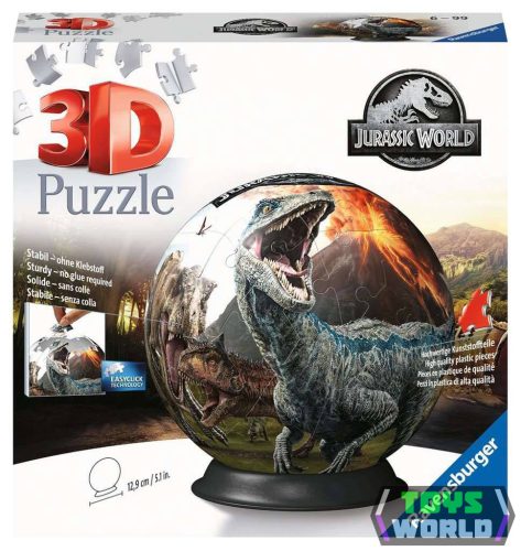 Jurassic World 3D Puzzle Ball (72 darabos)