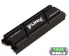 1TB Kingston SSD M.2 Fury Renegade meghajtó hűtőbordával