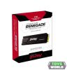 1TB Kingston SSD M.2 Fury Renegade meghajtó hűtőbordával