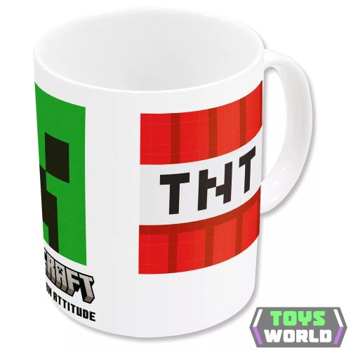 Minecraft Adaptation porcelán bögre 325 ml (11 oz) Díszdobozban