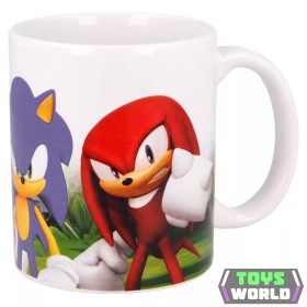   Sonic a sündisznó Power Trio porcelán bögre 325 ml (11 oz) Díszdobozban