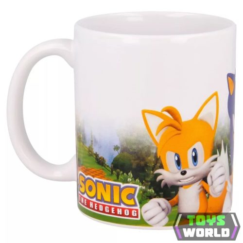 Sonic a sündisznó Power Trio porcelán bögre 325 ml (11 oz) Díszdobozban