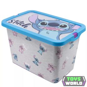   Disney Lilo és Stitch, A csillagkutya Angel műanyag tároló doboz 7 L