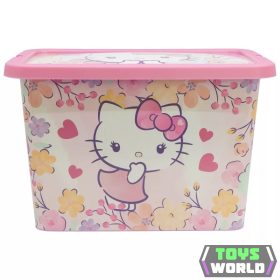 Hello Kitty Pastel műanyag tároló doboz 7 L